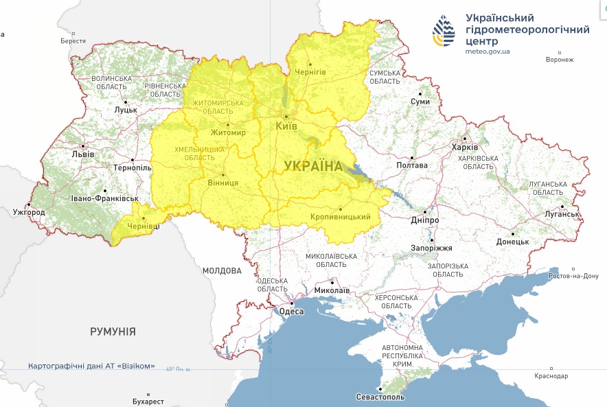 Дощі зі шквалистим вітром: де сьогодні суттєво погіршиться погода